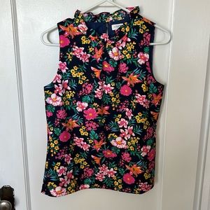 J Crew floral tank